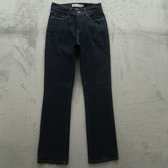 Levi's 512 Jeans Women's Size 2M Blue Mid-Rise Slimming Bootcut Denim 29" Inseam - Picture 1 of 16